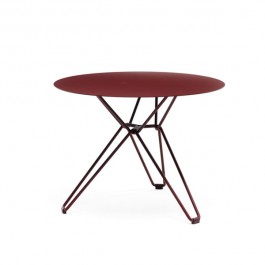 Table basse ronde Tio Whine Red Massproductions Jardinchic