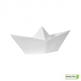 Bateau Origami Boat Paper Format L Matt White Pottery Pots Jardinchic