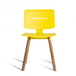 Chaise de Repas Coco Jaune  Face Oasiq Jardinchic