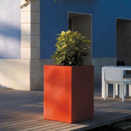 Jardiniere Cubo Alto Con Vondom JardinChic Sistema Di Autoirrigazione