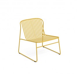 Fauteuil Lounge Riviera Jaune Curry Emu Jardinchic