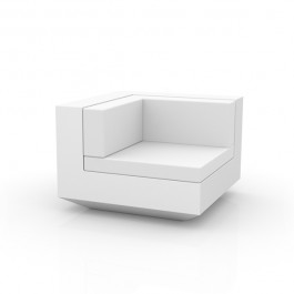 Canapé Modulable Vela - Module d'angle Blanc Vondom Jardinchic