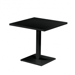 Table repas Round Carrée Noir Emu JardinChic