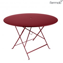 Table Bistro Ø117cm Prune Fermob Jardinchic