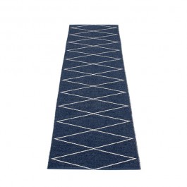 Tapis Max Dark Blue - Vanilla 70x240 Pappelina JardinChic