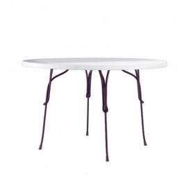 Table Vigna Ronde Structure Violet  Ø120cm Magis JardinChic