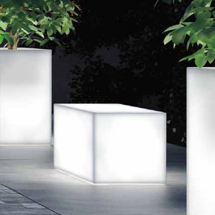 Banc Kube Lumineux Euro3plast Jardinchic Banc Kube Lumineux Euro3plast Jardinchic