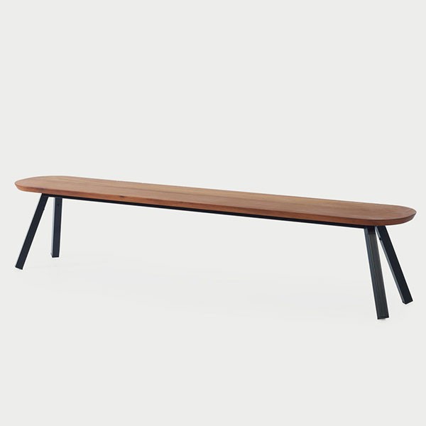 Banc L220cm You And Me Noir RS Barcelona JardinChic Banc L220cm You And Me Noir RS Barcelona JardinChic
