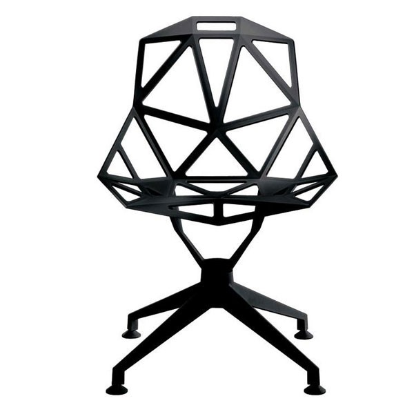 Chaise One 4Star Noir Magis JardinChic Chaise One 4Star Noir Magis JardinChic
