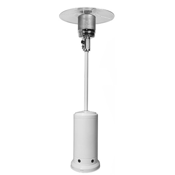 Chauffage d'Extérieur à Gaz Métal Peint Blanc Outtrade Jardinchic Chauffage d'Extérieur à Gaz Métal Peint Blanc Outtrade Jardinchic