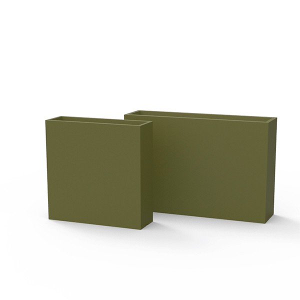 Jardinières Wall L80cm et L120cm Vert Kaki Vondom Jardinchic Jardinières Wall L80cm et L120cm Vert Kaki Vondom Jardinchic