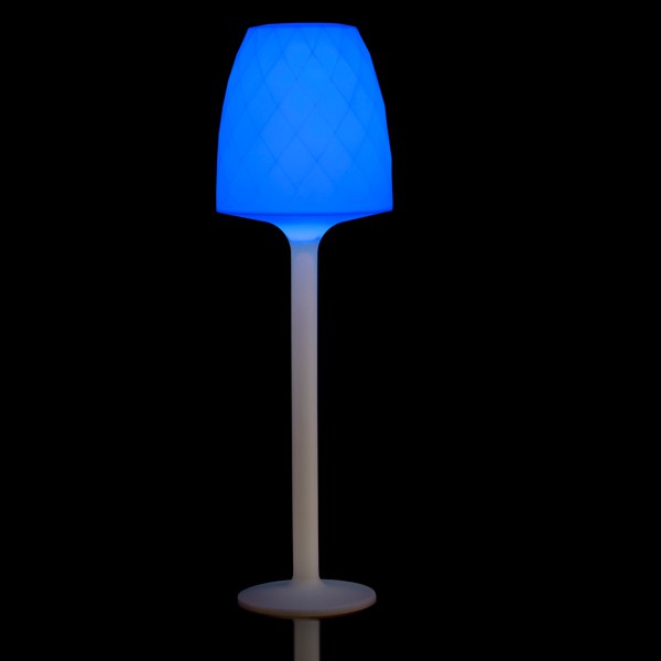 Lampadaire Vases LED RGB Bleu Vondom Jardinchic Lampadaire Vases LED RGB Bleu Vondom Jardinchic