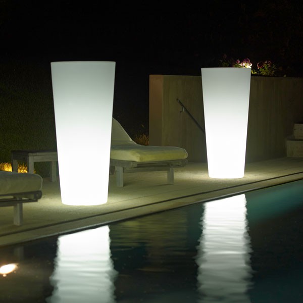 Pot Ilie Lumineux Piscine Neutre Euro3Plast JardinChic Pot Ilie Lumineux Piscine Neutre Euro3Plast JardinChic