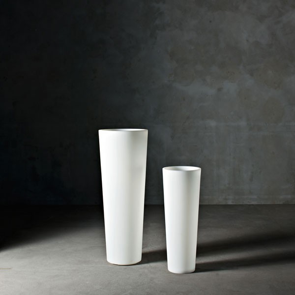 Pot New Pot High et Pot New Pot Maxi Blanc Pur Serralunga JardinChic Pot New Pot High et Pot New Pot Maxi Blanc Pur Serralunga JardinChic