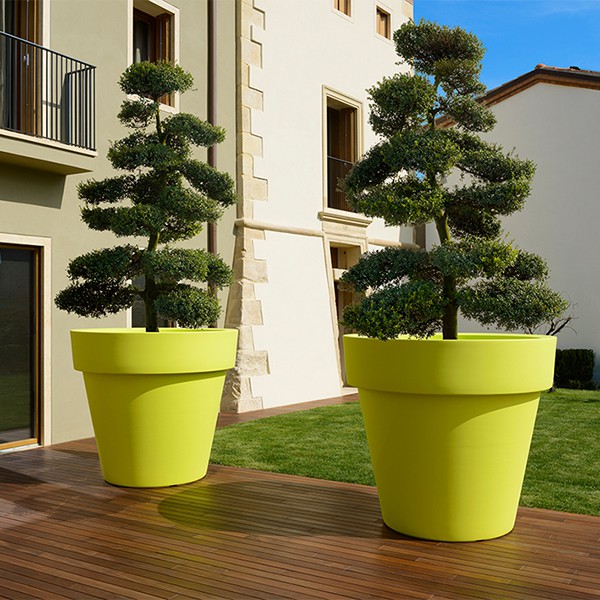 Pots Ikon Vert Anis Euro3Plast Jardinchic Pots Ikon Vert Anis Euro3Plast Jardinchic