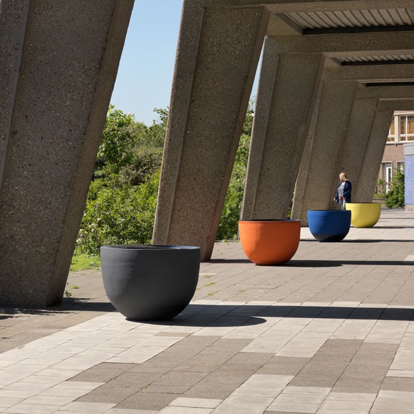 Pot Axel Gris Bleu Orange Jaune Domani JardinChic Pot Axel Gris Bleu Orange Jaune Domani JardinChic