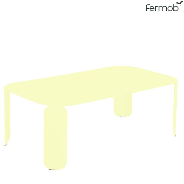 Table Basse Rectangulaire Bebop H29cm Ocre Rouge Fermob Jardinchic