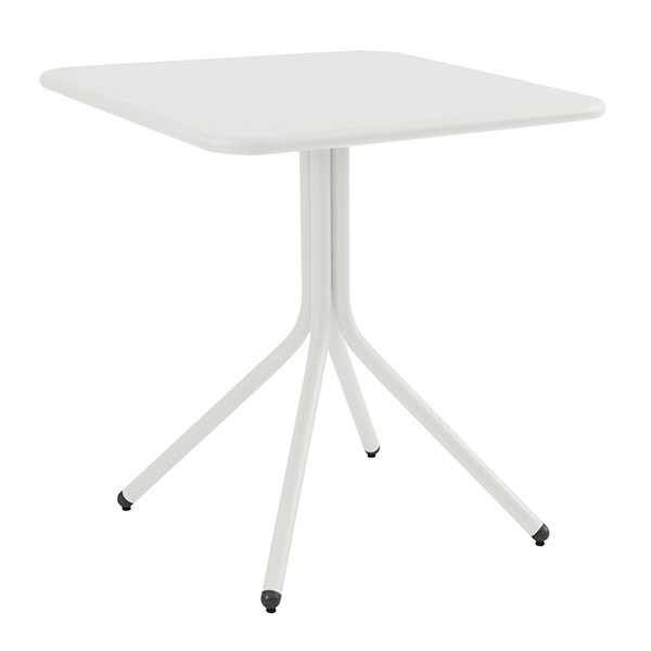 Table Carrée Pliable 70cm Yard Blanc Cassé Emu JardinChic Table Carrée Pliable 70cm Yard Blanc Cassé Emu JardinChic