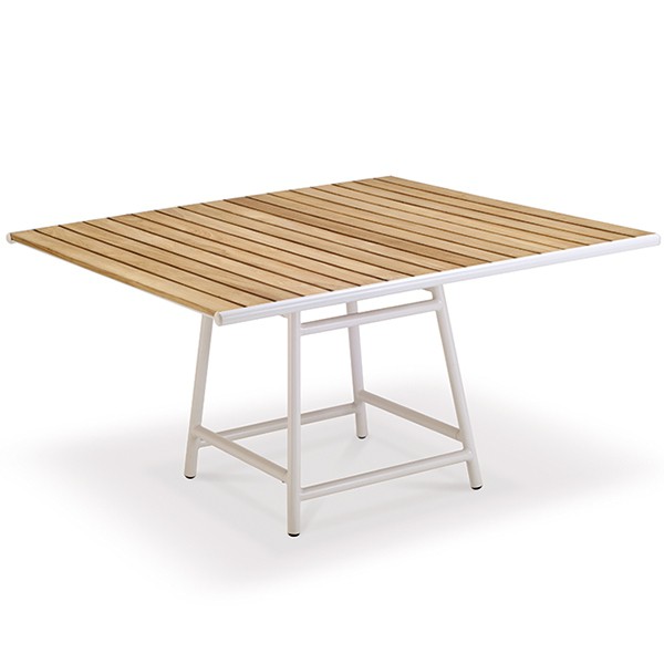 Table de Repas Pilotis 135x135cm Vlaemynck Jardinchic Table de Repas Pilotis 135x135cm Vlaemynck Jardinchic