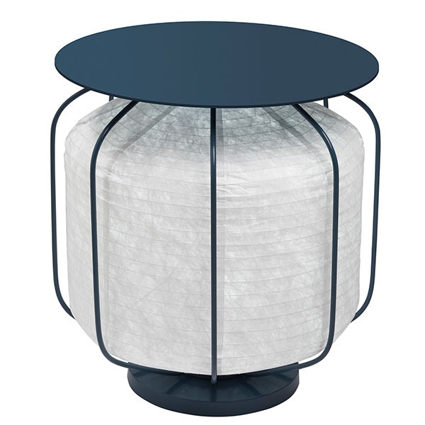 Table Lanterne In et Out Moyen Modèle Bleu Forestier JardinChic Table Lanterne In et Out Moyen Modèle Bleu Forestier JardinChic