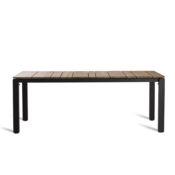 Table Repas Machar Pieds Alu Plateau Teck 280cm Oasiq Jardinchic Table Repas Machar Pieds Alu Plateau Teck 280cm Oasiq Jardinchic