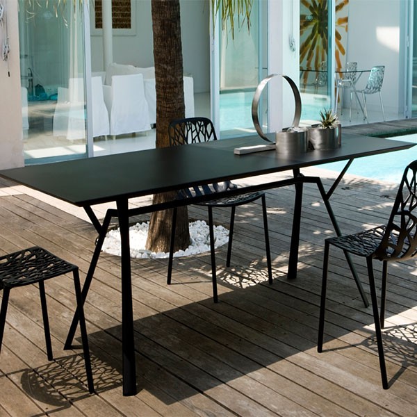 Table Rectangulaire L290cm Radice Quadra Fast JardinChic Table Rectangulaire L290cm Radice Quadra Fast JardinChic