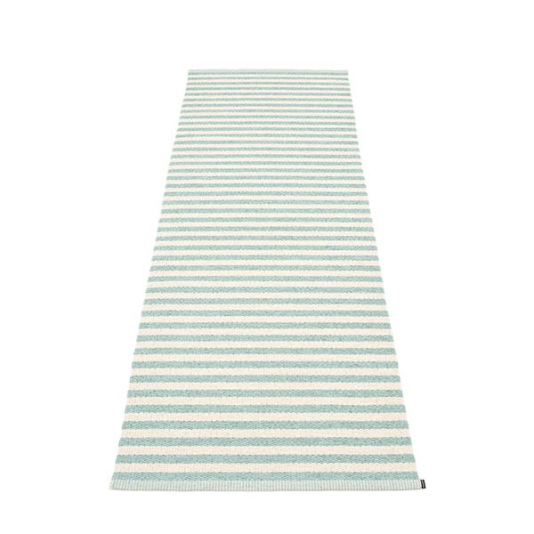 Tapis Duo Pale Turquoise - Vanilla 85x260 Pappelina JardinChic Tapis Duo Pale Turquoise - Vanilla 85x260 Pappelina JardinChic