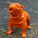 Statua Laccato Bulldog Inglese
