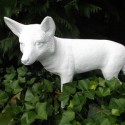 Bianco Fox Statua Sacra
