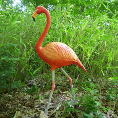 Statua Flamant Rose