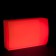 Bar Modulable Fiesta LED RGB Droit Rouge Vondom Jardinchic