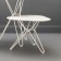 Table basse triangulaire Tio Blanc Massproductions JardinChic