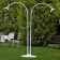 Lampadaire Chauffant Modèle Blanc Long Ambiance Phormalab JardinChic