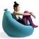 Pouf Baloon Bleu turchese SA Florence Jaffrain JardinChic