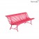 Banc Louisiane 200cm Rose Praline Fermob Jardinchic