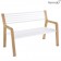 Banc Somerset Blanc Coton Fermob Jardinchic