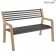 Banc Somerset Réglisse Fermob Jardinchic