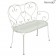 Banquette 1900 Gris Argile Fermob Jardinchic