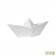 Bateau Origami Boat Paper Format L Matt White Pottery Pots Jardinchic