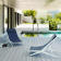 Chaise Longue Boomy Structure Vernis Blanc Coro Jardinchic