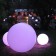 Boule Lumineuse Violet Sphère01 JardinChic