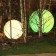Boule Lumineuse LED Vert Jaune Sphère 01 JardinChic