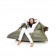 Atmosfera Buggle-Up verde oliva di pouf Fatboy JardinChic