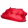 Rosso Buggle-Up pouf cinghie Fatboy JardinChic