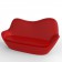 Canapé Sabinas Rouge Vondom Jardinchic