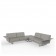 Canapé D'angle 4 Places Delta Taupe Vondom Jardinchic