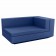 Canapé Modulable Vela - Module Gauche Chaise Longue Bleu Marine Vondom Jardinchic