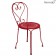 Chaise 1900 Coquelicot Fermob Jardinchic