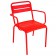 Lot de 4 Fauteuils Star Rouge Ecarlate Emu JardinChic