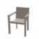 Chaise Avec Accoudoirs Frame Taupe Vondom Jardinchic